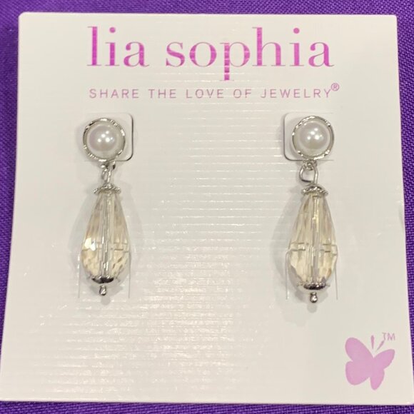 NWT Lia Sophia Lorelai Earrings (dangle) - Picture 1 of 1